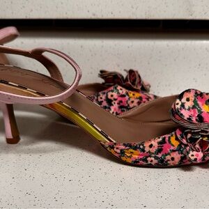 Floral Pink Women's Heels